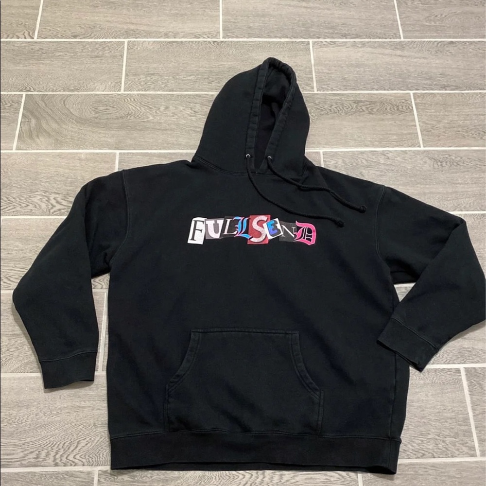 FULL SEND RANSOM BLACK HOODIE
